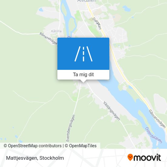 Mattjesvägen karta