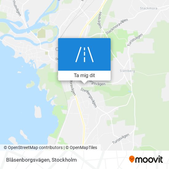 Blåsenborgsvägen karta