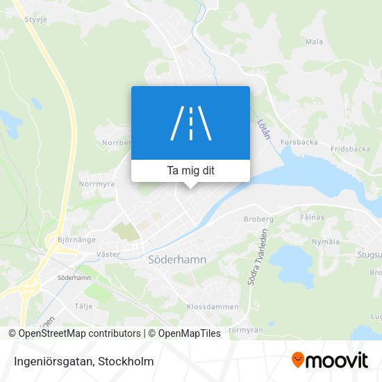 Ingeniörsgatan karta