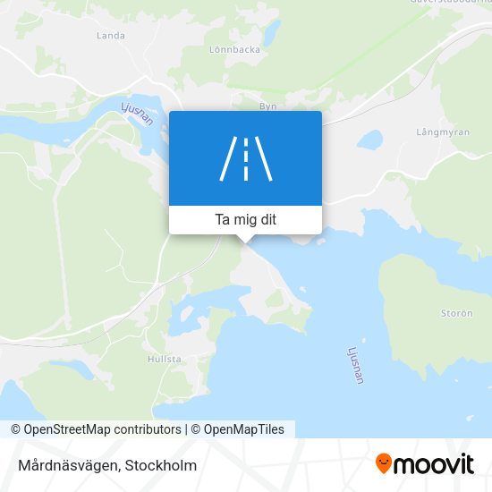 Mårdnäsvägen karta