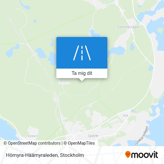 Hömyra-Häämyraleden karta