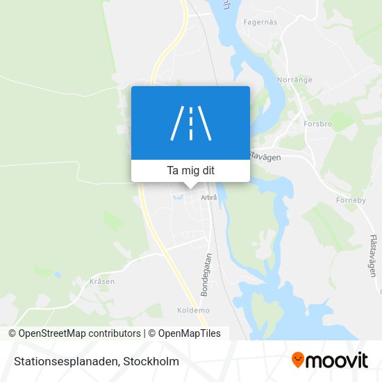 Stationsesplanaden karta