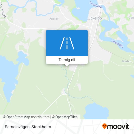 Samelsvägen karta