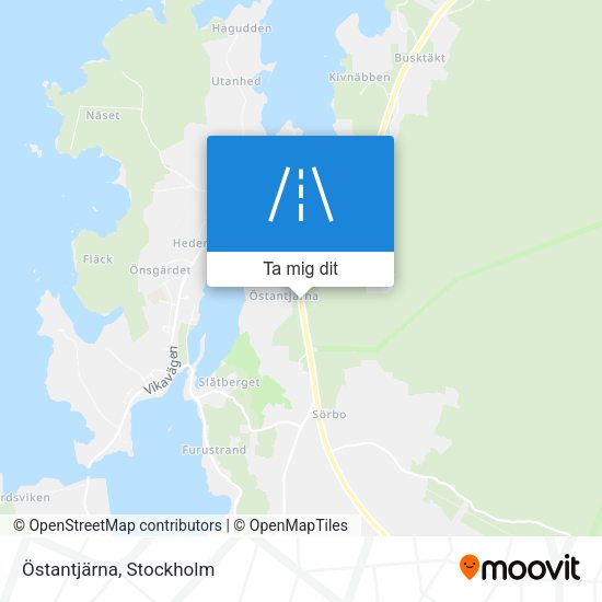 Östantjärna karta