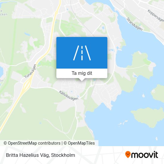 Britta Hazelius Väg karta