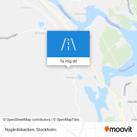 Nygårdsbacken karta