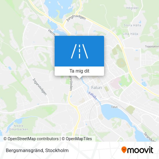 Bergsmansgränd karta