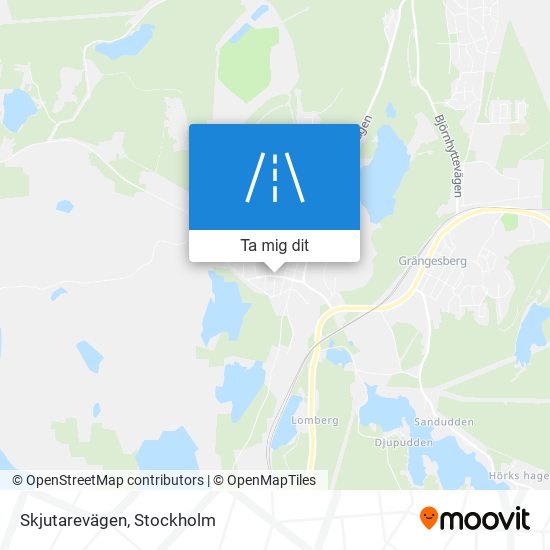 Skjutarevägen karta