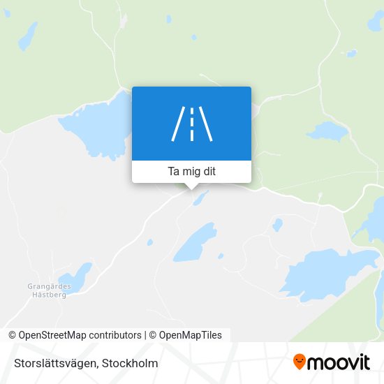 Storslättsvägen karta