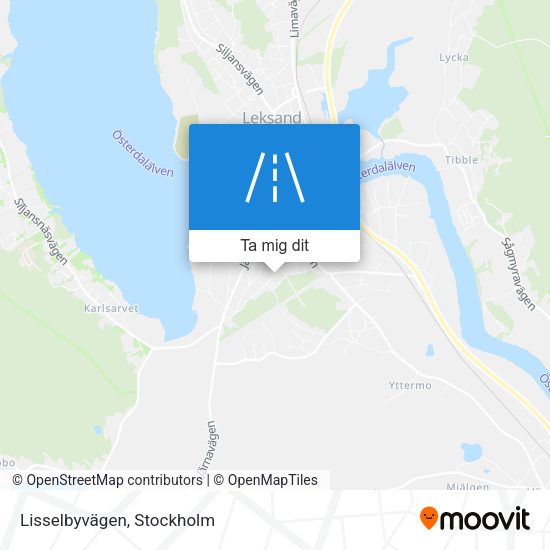 Lisselbyvägen karta
