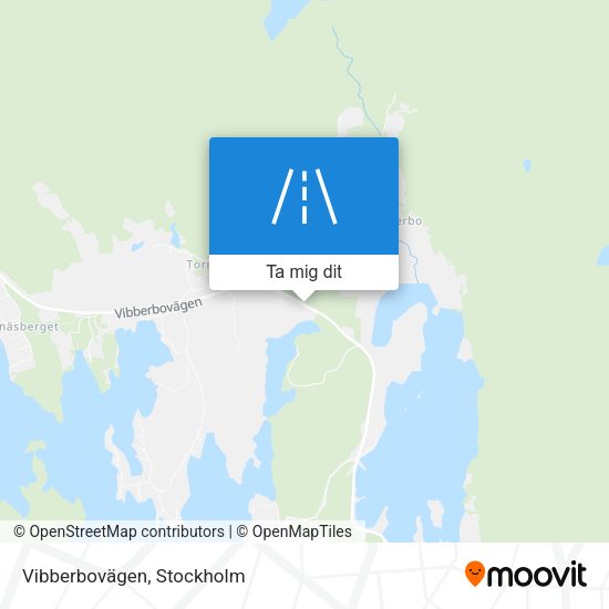 Vibberbovägen karta