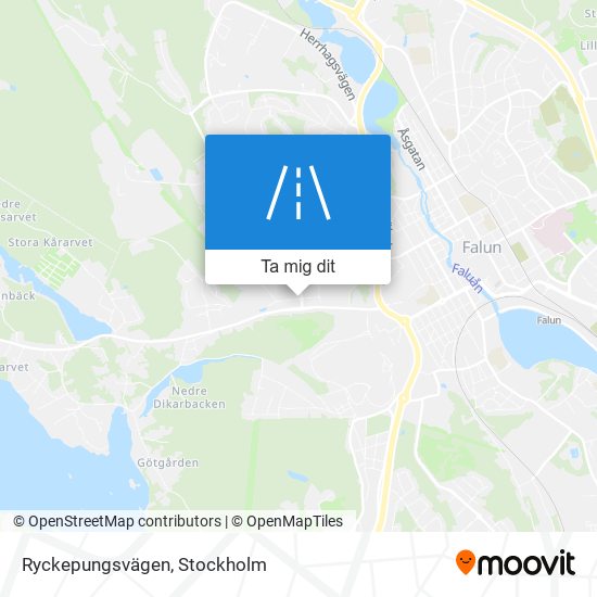 Ryckepungsvägen karta