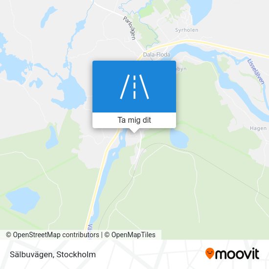 Sälbuvägen karta