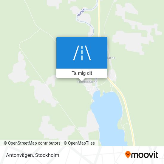 Antonvägen karta