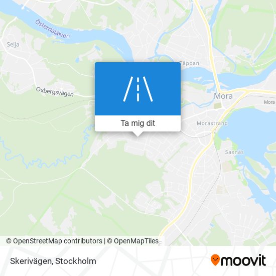 Skerivägen karta