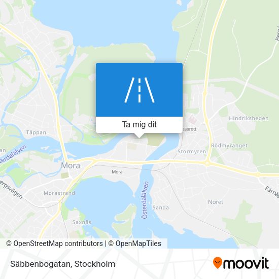 Säbbenbogatan karta