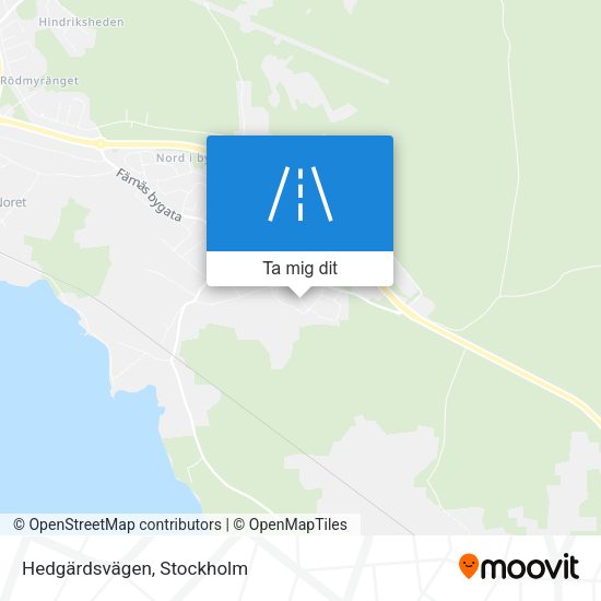 Hedgärdsvägen karta