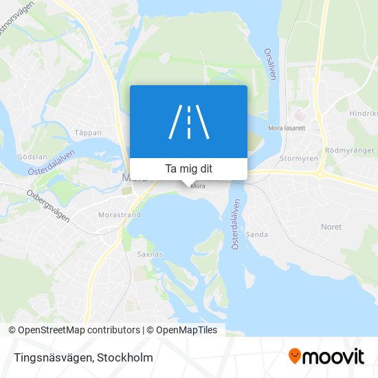 Tingsnäsvägen karta