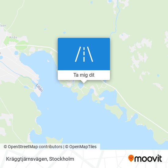 Kräggtjärnsvägen karta