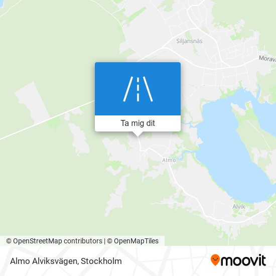 Almo Alviksvägen karta