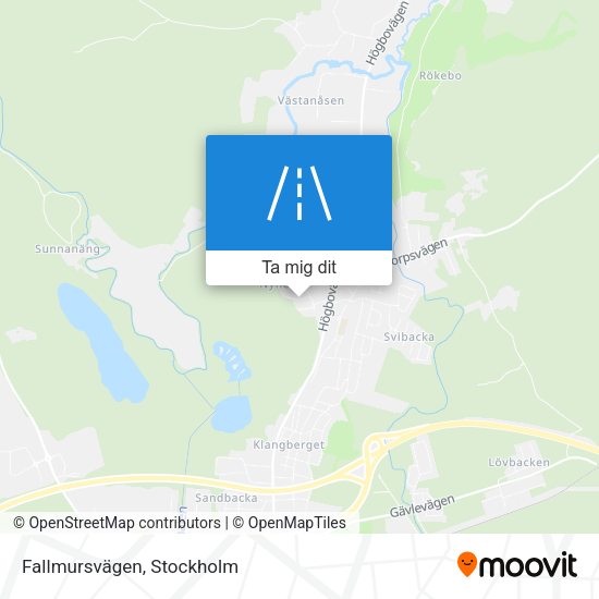 Fallmursvägen karta