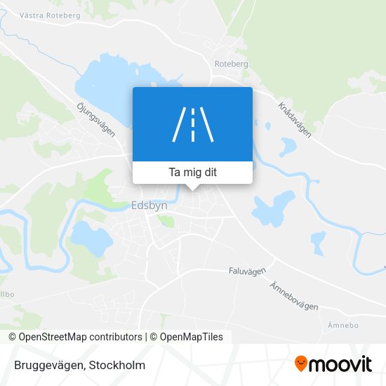 Bruggevägen karta