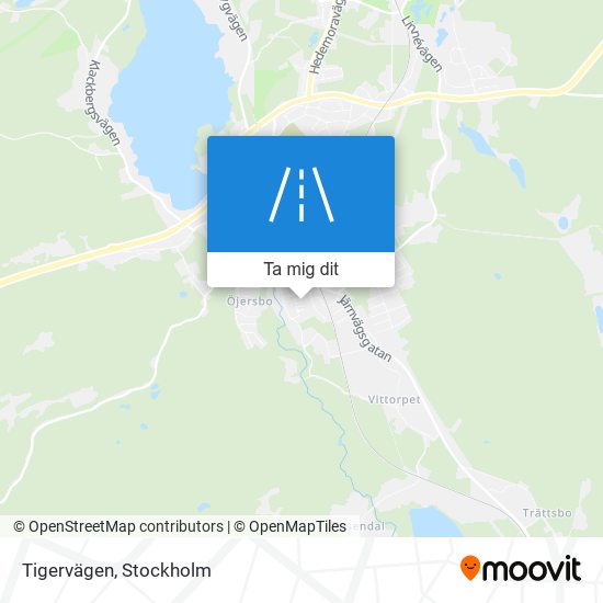 Tigervägen karta