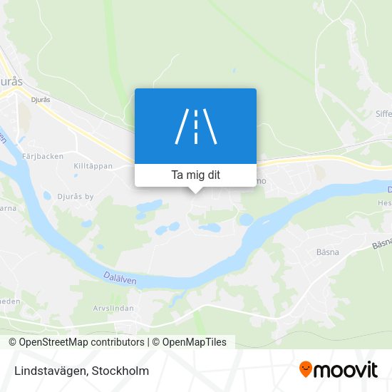Lindstavägen karta
