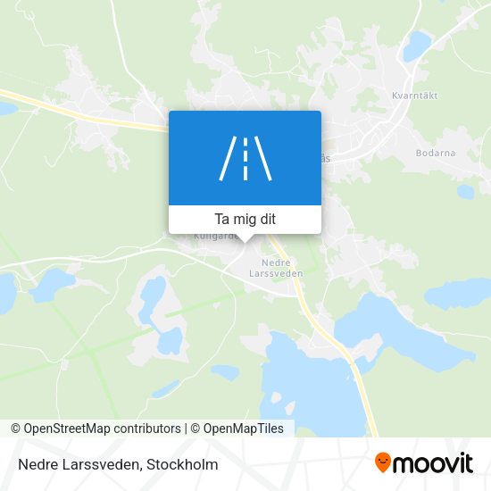 Nedre Larssveden karta