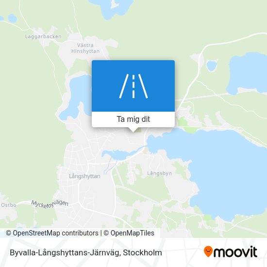 Byvalla-Långshyttans-Järnväg karta