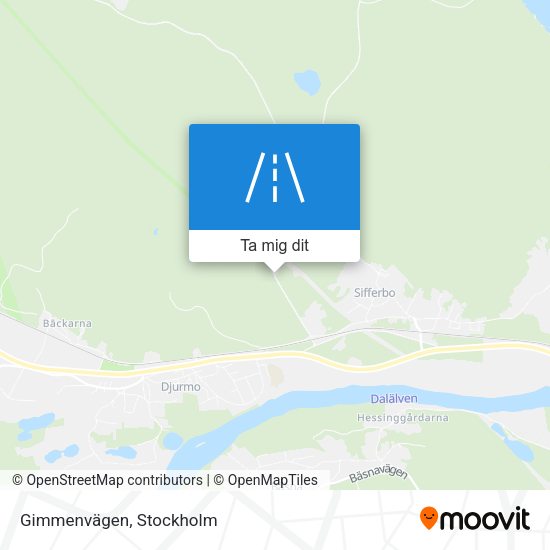 Gimmenvägen karta