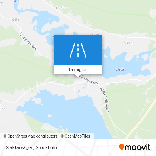 Slaktarvägen karta