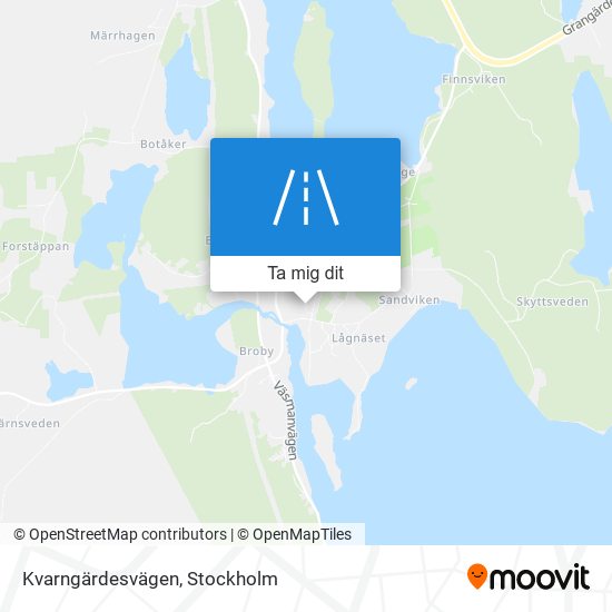 Kvarngärdesvägen karta