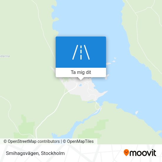 Smihagsvägen karta