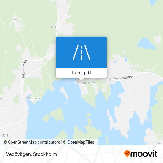 Vedövägen karta