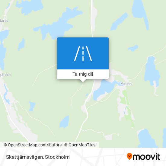 Skattjärnsvägen karta