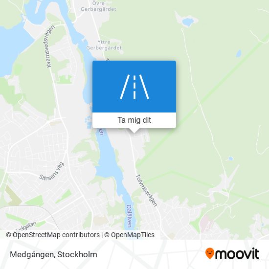 Medgången karta