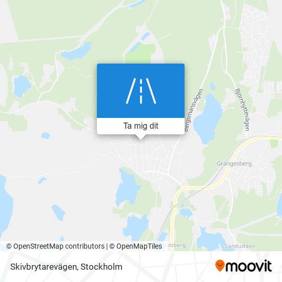 Skivbrytarevägen karta