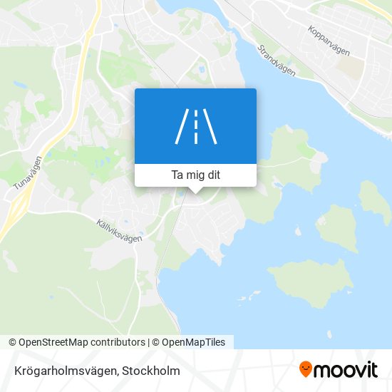 Krögarholmsvägen karta