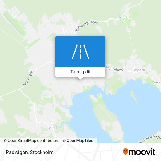 Padvägen karta