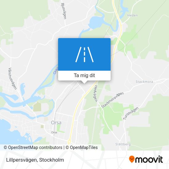 Lillpersvägen karta