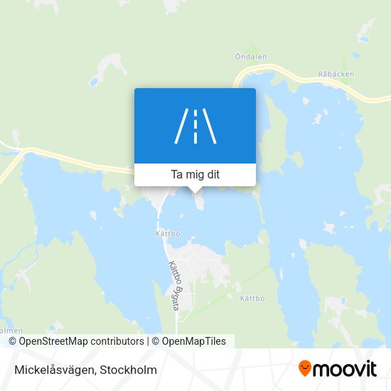 Mickelåsvägen karta