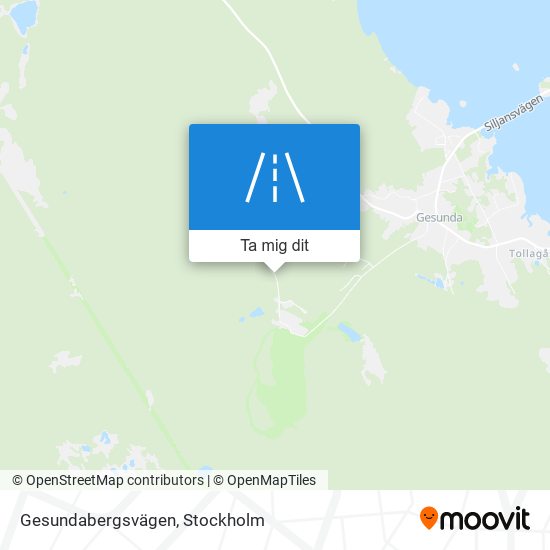 Gesundabergsvägen karta