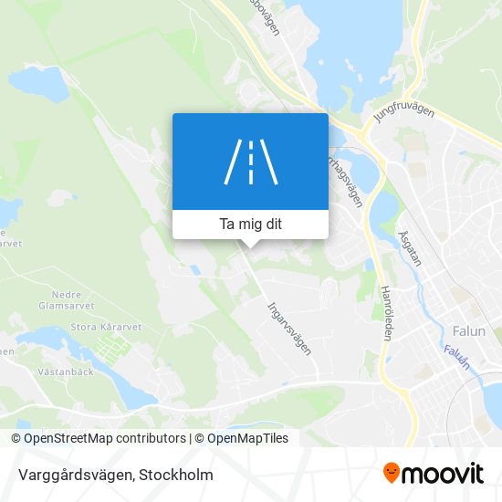 Varggårdsvägen karta