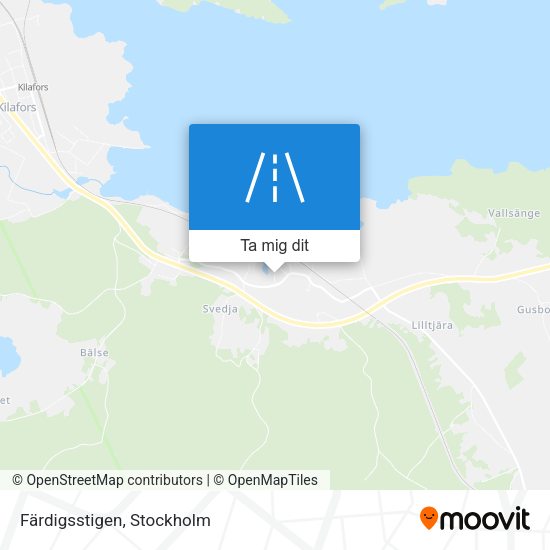 Färdigsstigen karta