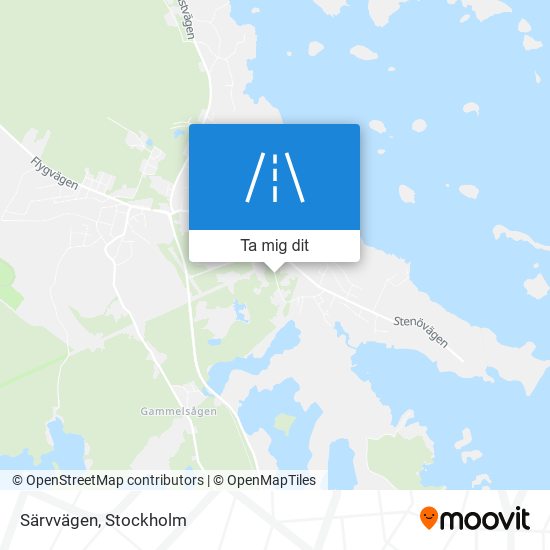 Särvvägen karta