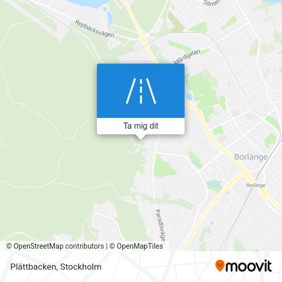 Plättbacken karta