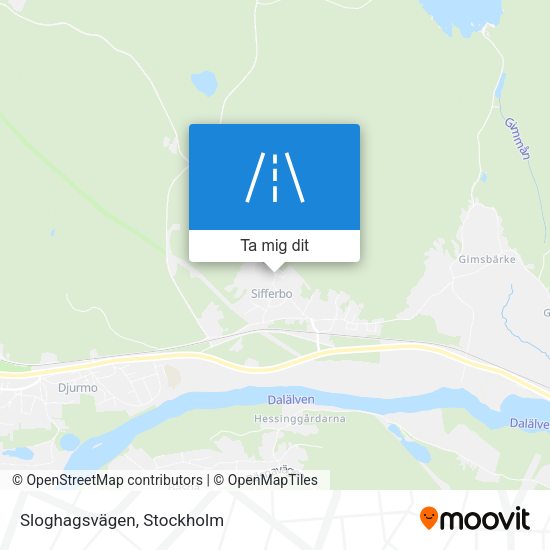 Sloghagsvägen karta
