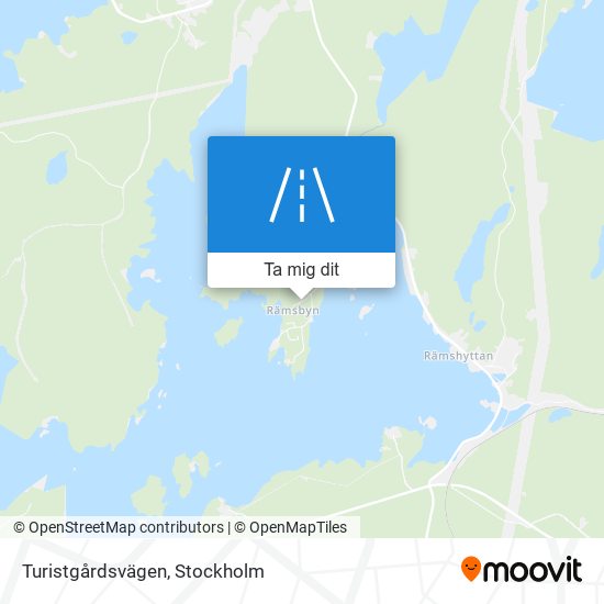 Turistgårdsvägen karta