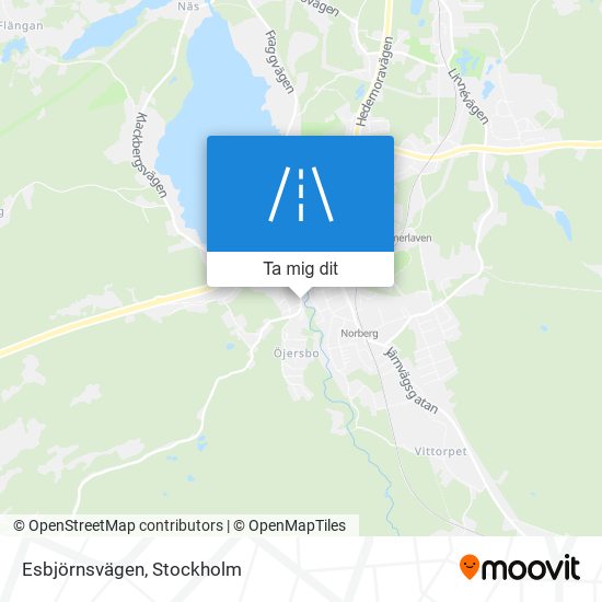 Esbjörnsvägen karta